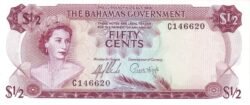 Bahamas BAH-P-17a, 1/2$, ND-1965, UNC