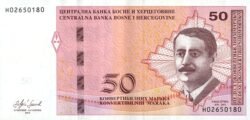 Bosnia &  Herzegovina BOS-P-85(19), 50 Maraka, 2019, UNC