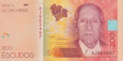 Cabo Verde CPV-P-W76, 200 Escudos, 2019,Henrique Teixeira de Sousa (1919-2019), UNC