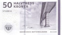 Dinamarca DMK-P-65f(4), 50 Kroner, Sig. Ronde & Sorensen, 2013, UNC