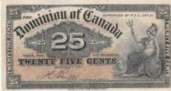 Canada CAN-P-9b, 25 Ctmos., 2-Enero-1990, XF++