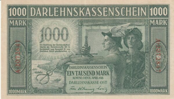 Alemania GER-P-R134, 1.000 Mark, 4-Abril-1938, XF++