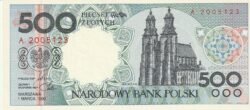 Polonia POL-P-172, 500 Zloty, 1-Marzo-1990, Gniezno, UNC