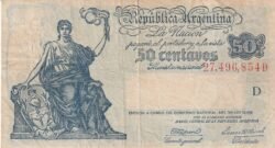 Argentina ARG-P-250(2), 50 Ctvos. Ley 12.155, VF