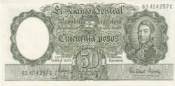 Argentina ARG-P-271(10), 50 Pesos, ND-1955/68, XF++