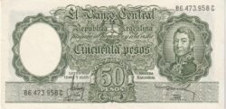 Argentina ARG-P-271(12), 50 Pesos, ND-1955/68, aUNC