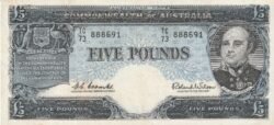Australia ATL-P-35, 5 Pounds, TC/73-888691, ND, XF
