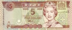 Fiji FIJ-P-105b, 5 $, 2002, UNC
