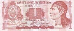 Honduras HON-P-84e, 1 Lempira, 13-7-2006, UNC