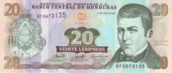 Honduras HON-P-93a, 20 Lempiras, 13-7-2006,  UNC