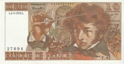 Francia FRA-P-150a, 10 Fcos., 4-4-1974, Nº.-0104727694, XF