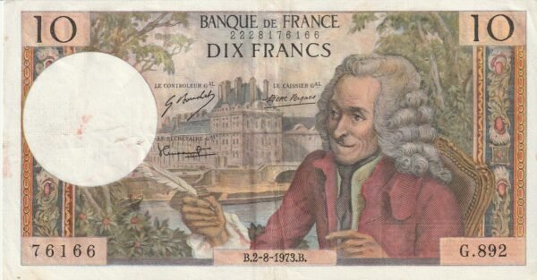 Francia FRA-P-147d, 10 Fcos., VF+