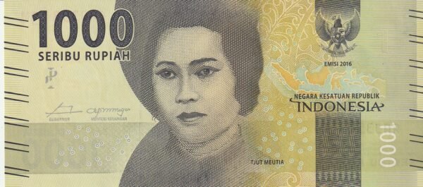 Indonesia IDN-P-154a, 1.000 Rupiah, 2016, UNC