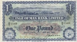 Isla de Man MAN-P-6b, 1 Pound, 20-5-1940, Nº.- D/3-2569, UNC