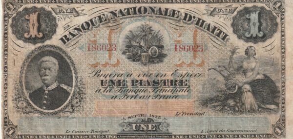 Haiti HAI-P-70, 1 Piastre, Sept.-1875, XF+
