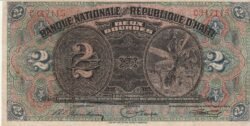 Haiti HAI-P-151a, 2 Gourdes, Nº C347115, L-1919, XF
