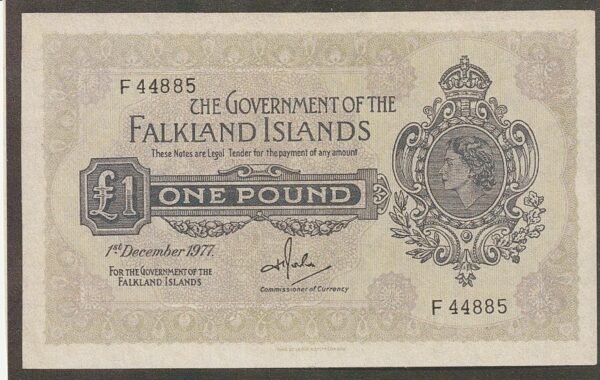Falkland (Malvinas), FAL-P-8a-b-c-d-e-, Set 5 valores, 1967/1982, UNC