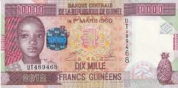Guinea GUI-P-46, 10.000 Fcos., 2012, UNC
