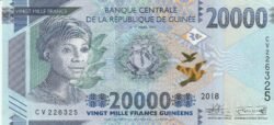 Guinea GUI-P-50(18), 20.000 Fcos., 2018, UNC