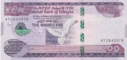Etiopía ETH-P-W58, 200 Birr, 2020, aUNC