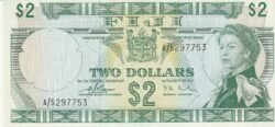 Fiji FIJ-P-72a, 2 $, ND-1974, Nº.- A/5297753, Look Scand, UNC