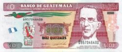 Guatemala GTM-P-123A, 10 Quetzales, 28-1-2015, UNC