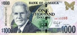 Jamaica JAM-P-86i, 1.000 $, 15-1-2011, UNC