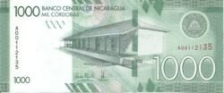 Nicaragua NIC-P-215, 1.000 Cordobas, ND-2014, UNC