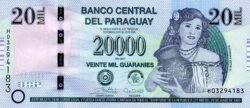 Paraguay PAR-P-238, 20.000 Guaraníes, 2017, UNC