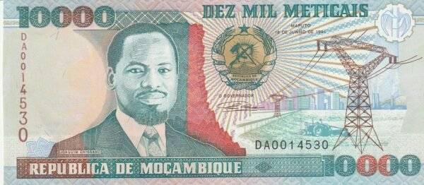 Mozambique MZB-P-137, 10.000 Meticais, 16-6-1991, UNC