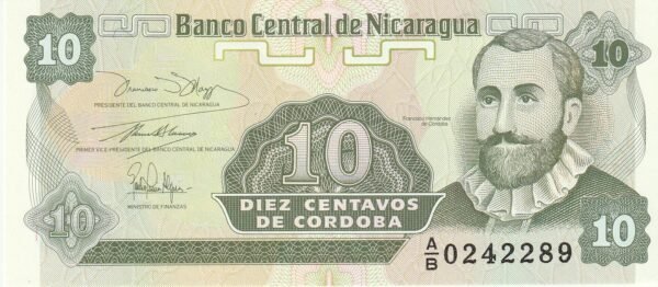 Nicaragua NIC-P-169a(1), 10 Ctvos, 1991, UNC