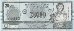 Paraguay PAR-P-225, 20.000 Guaraníes, 2005, UNC