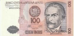 Perú PER-P-133, 100 Intis, 26-6-1987, UNC