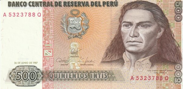 Perú PER-P-134b, 500 Intis, 26-6-1987, UNC