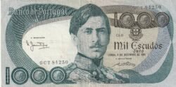Portugal PTG-P-175c(2), 1.000 Escudos, 3-12-1981, XF-