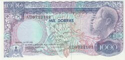 Santo Tomé & Principe STP-P-62, 1.000 Dobras, 4-1-1989, UNC