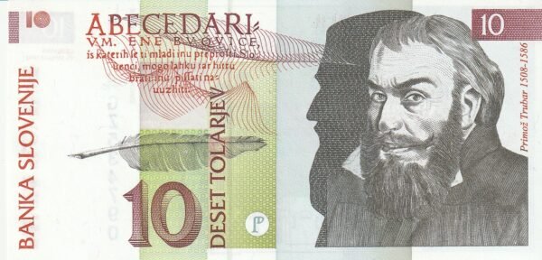 Eslovenia ESV-P-11a, 10 Tolarjev, 15-1-1992, UNC