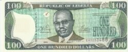 Liberia LIB-P-30a, 100 $, 2003, UNC