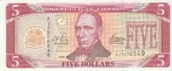 Liberia LIB-P-26, 5 $, 2000, Edward J. Roye, UNC