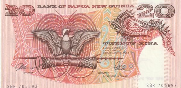Papúa Nueva Guinea PNG-10a, 20 Kina, ND-1989/92, UNC