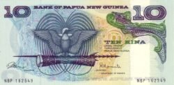 Papúa Nueva Guinea PNG-P-7, 10 Kina, ND-1985/87, UNC