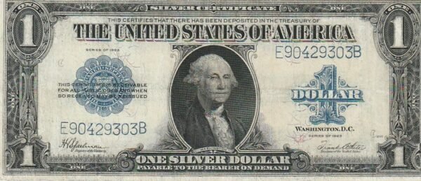 Estados Unidos USA-P-342, 1 $, Nº.- E90429303B, 1923, XF