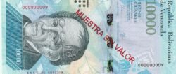 Venezuela VNZ-P-98 Specimen, 10.000 Bolívares, 18-8-2016, Muestra sin valor, UNC