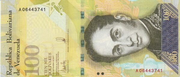 Venezuela VNZ-P-100a, 100 Bolívares, 7-9-2017, UNC