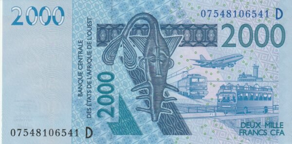 West Africa States(Malí) MLI-P-416De, 2007, 2.000 Fcos., UNC
