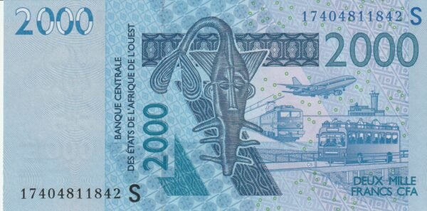 West Africa States(Guinea-Bissau) SNG-P-916Sq, 2017, 2.000 Fcos., UNC