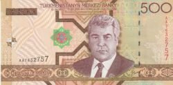 Turkmenistán, TKM-P-19, 500 Manat,, 2005, UNC
