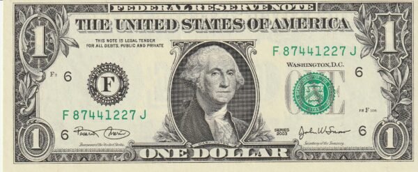 Estados Unidos USA-P-515a "F",  1 $, 2003, Atlanta, UNC