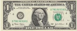 Estados Unidos USA-P-515a "D",  1 $, 2003, Cleverland, UNC