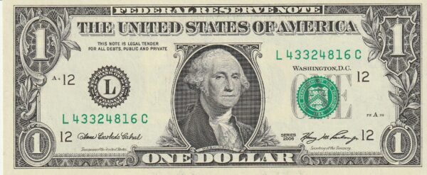 Estados Unidos USA-P-523a  "L", 1 $, San Francisco, 2006, UNC